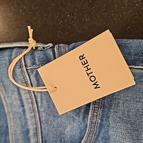 💕MOTHER💕 The Insider Crop Step Fray Jeans ~ Work Hard Play Hard 33 NWT - Picture 12 of 16